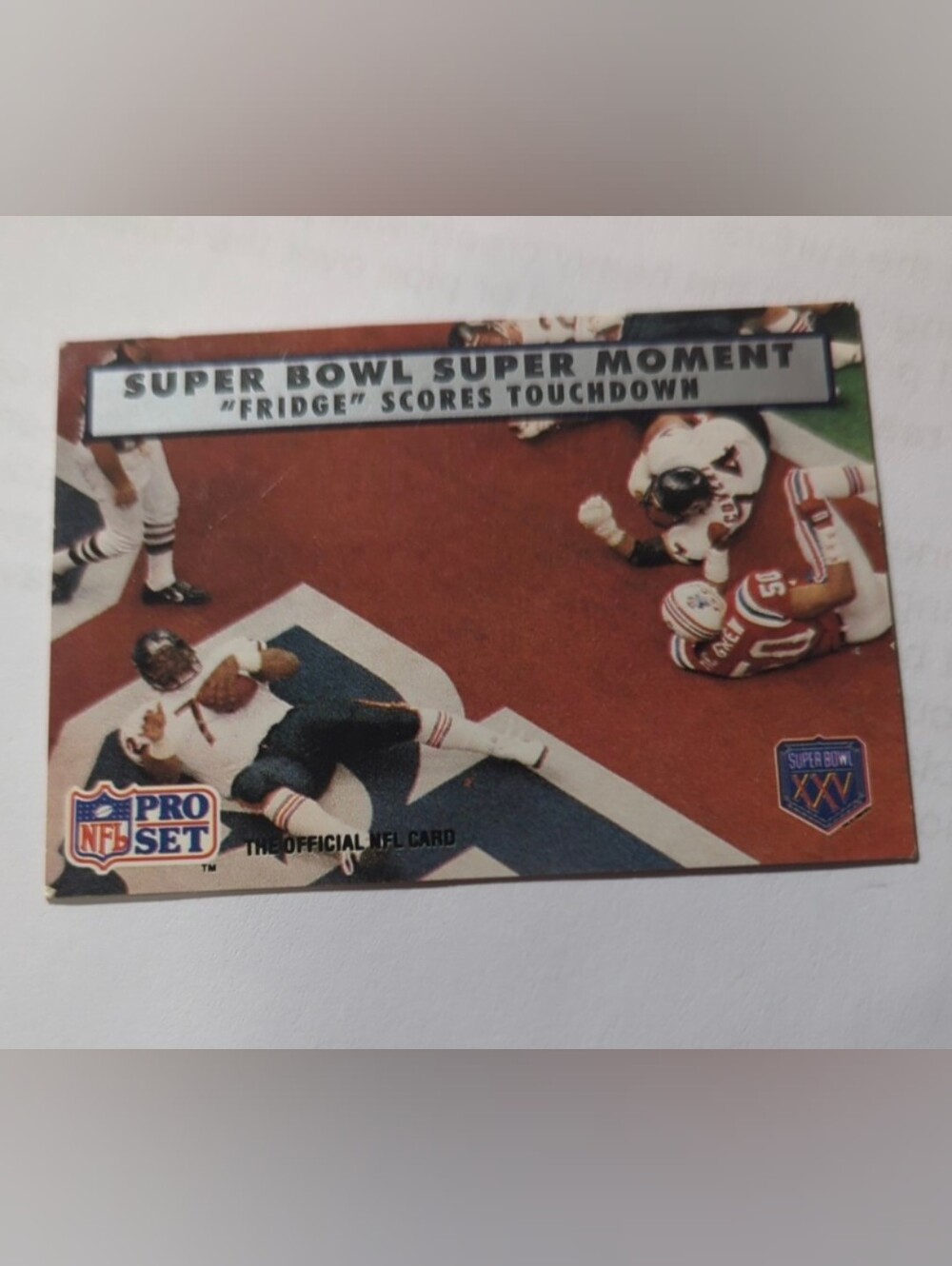 1990 Pro Set Super Bowl XXV -super Bowl Super Moment Fridge -William Perry #149